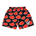 BLACK & RED CLOUD REVERSIBLE SHORTS