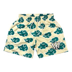 GREEN & BEIGE CLOUD REVERSIBLE SHORTS
