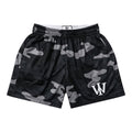 BLACK & WHITE CAMO REVERSIBLE SHORTS