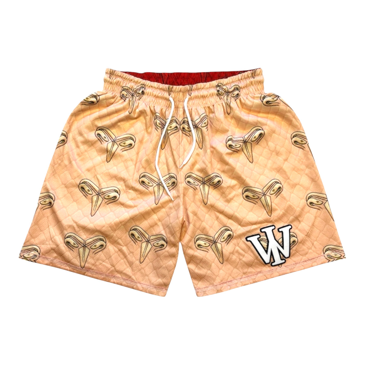 RED & DESERT MAMBA REVERSIBLE SHORTS