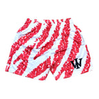 CRIMSON STRIPE SHORTS