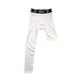 ONE LEG COMPRESSION PANTS (WHITE)