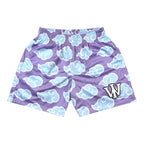 PURPLE & BLUE CLOUD REVERSIBLE SHORTS