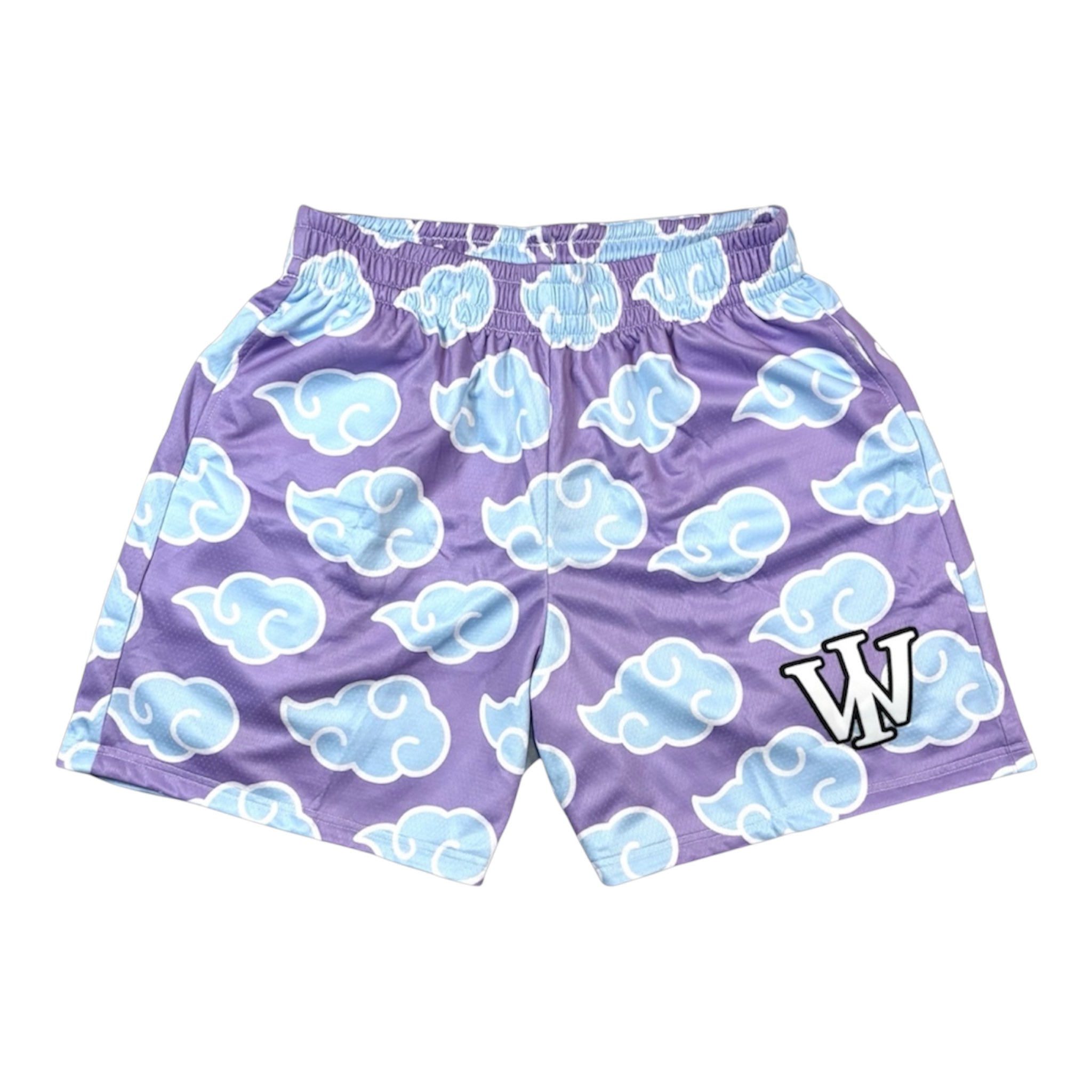 PURPLE & BLUE CLOUD REVERSIBLE SHORTS
