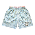 PINK & BLUE MAMBA REVERSIBLE SHORTS