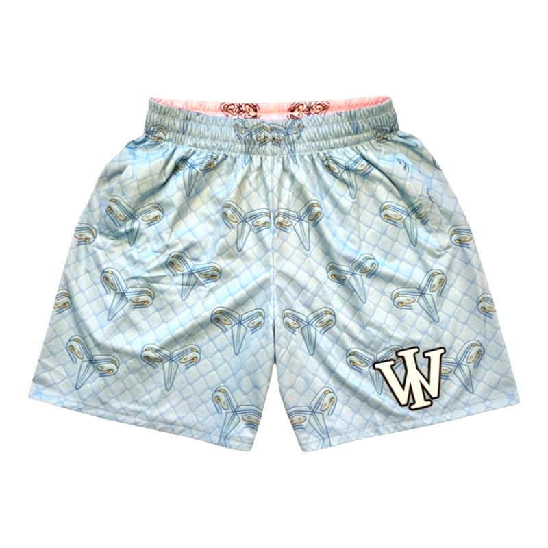 PINK & BLUE MAMBA REVERSIBLE SHORTS