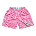 PINK & BLUE REVERSIBLE SHORTS