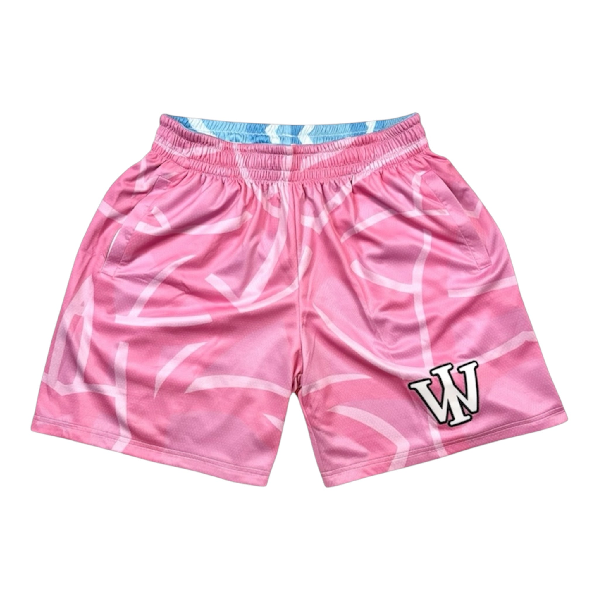 PINK & BLUE REVERSIBLE SHORTS