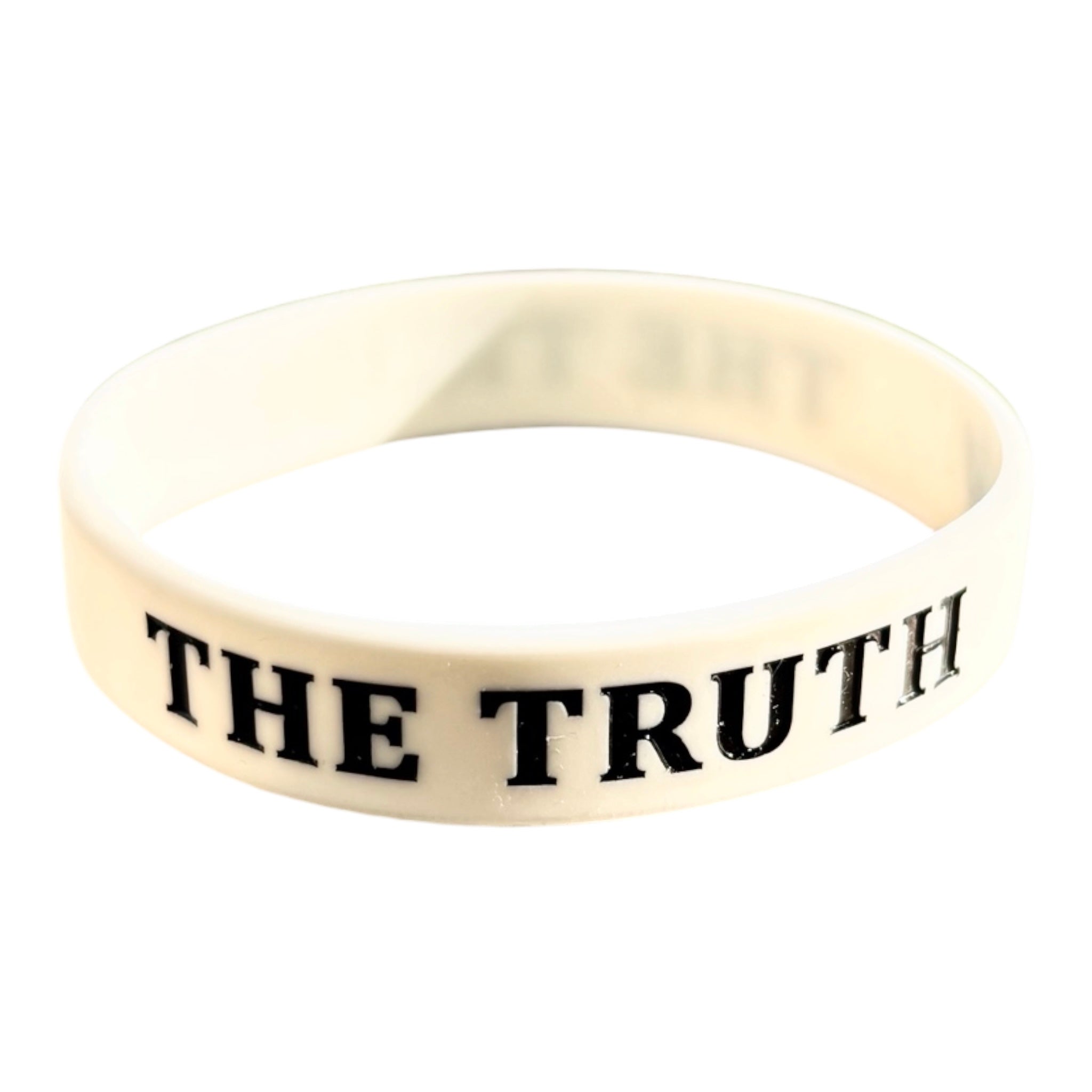 “THE TRUTH” WHITE WRISTBAND