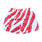 CRIMSON STRIPE SHORTS