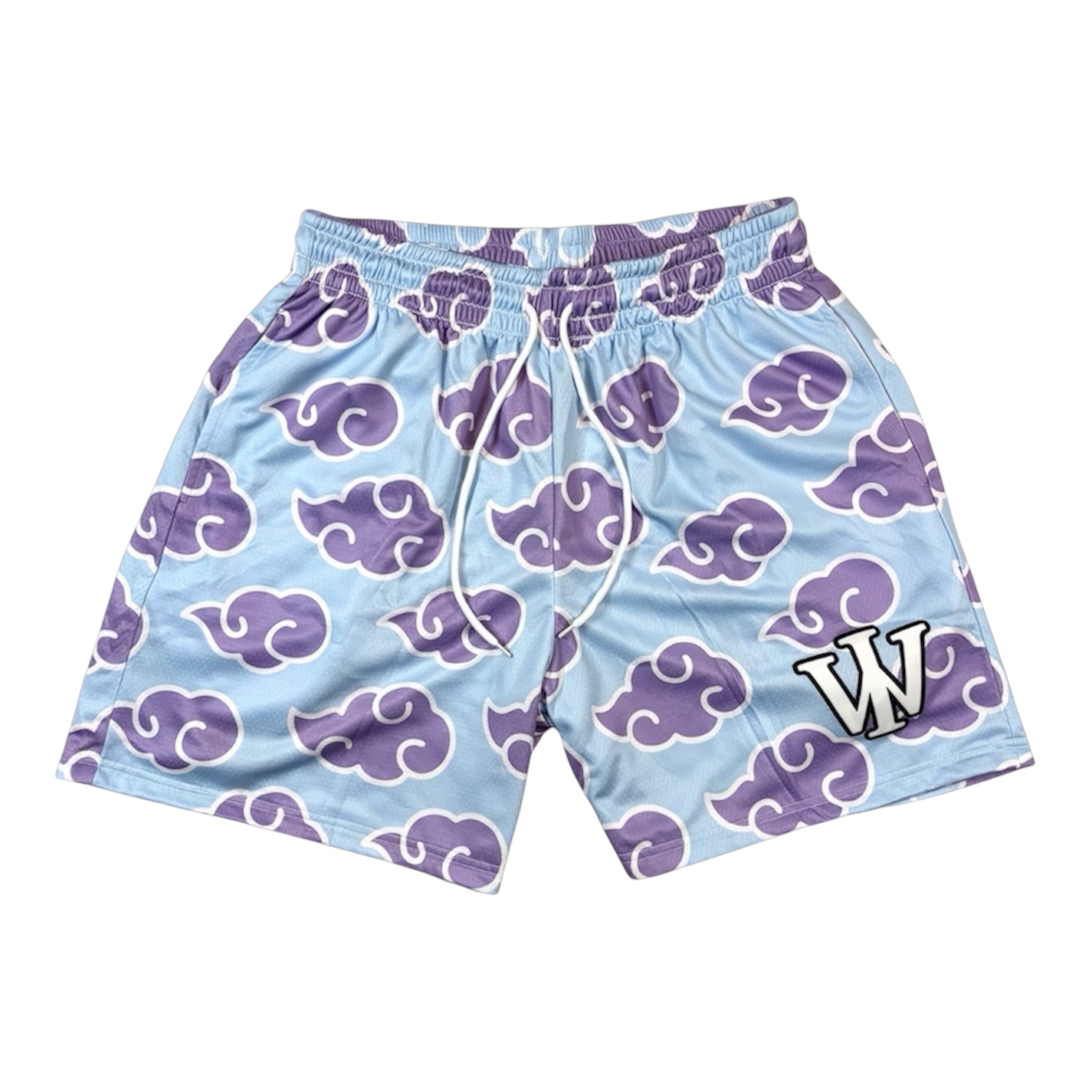 PURPLE & BLUE CLOUD REVERSIBLE SHORTS