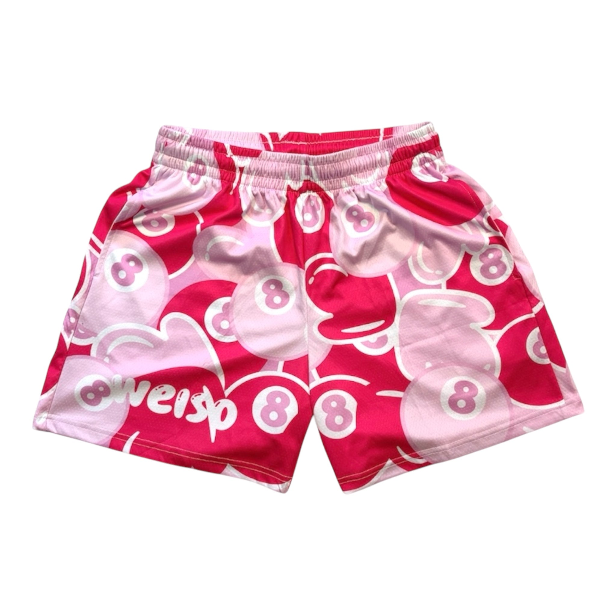 PINK 8 BALL SHORTS