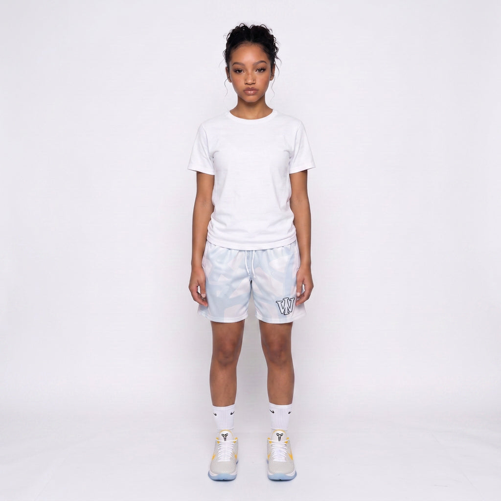 BLACK & WHITE REVERSIBLE SHORTS