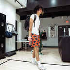 BLACK & RED CLOUD REVERSIBLE SHORTS