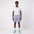PURPLE & BLUE CLOUD REVERSIBLE SHORTS