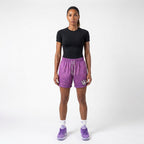 BLACK & PURPLE MAMBA REVERSIBLE SHORTS